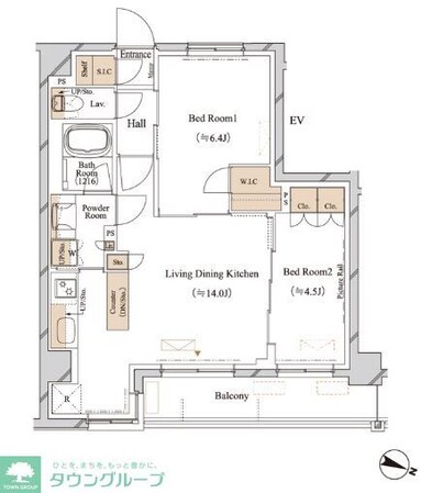 ブランシエスタ江古田の物件間取画像